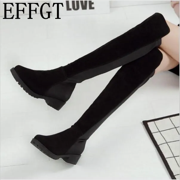 womens flat bottom boots