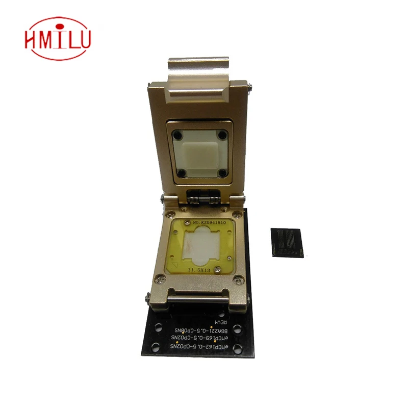 

eMCP221 Test Socket with SD interface Pogo Pin Nand flash reader For BGA 221,Apply to eMCP size 11.5x13mm Pitch 0.5mm Adapter