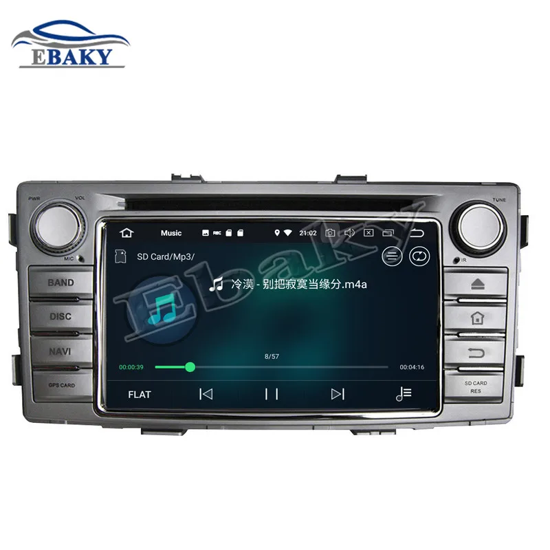 Clearance NaviTopia 6.2inch 4GB RAM 64GB ROM Octa Core Android 9.0 Car DVD Player For Toyota Hilux 2012/GPS 5