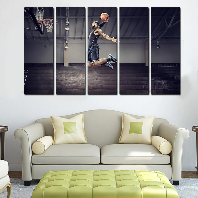 5 Panels For Michael Jordan Artwork Canvas Painting Wall Art ... 5 Panels For Michael Jordan Artwork Canvas Painting Wall Art ...