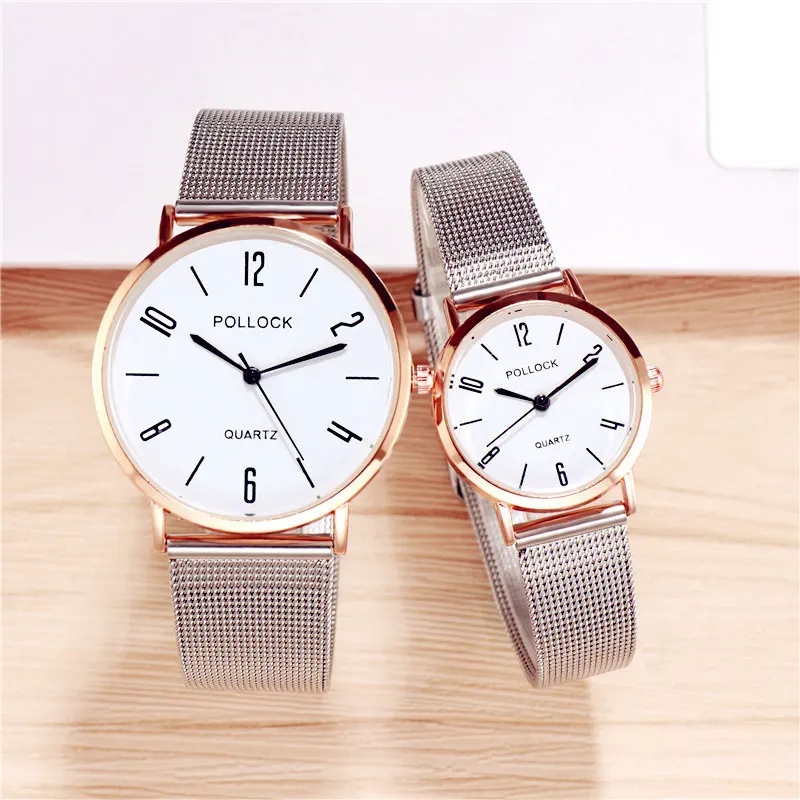 Fashion Lover's Watch Couples Watches Unisex Watch Mesh Strap Women's Quartz Wristwatch Men Watch designer watch with numbers Fashion Lover's Watch Couples Watches Unisex Watch Mesh Strap Women's Quartz Wristwatch Men Watch designer watch with numbers