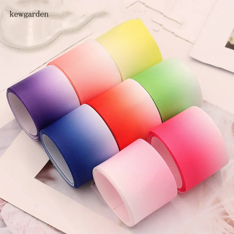 Kewgarden DIY аксессуары для волос 1 5 &quot38 мм Двойные Цвета дисколор Grosgrain лента вручную