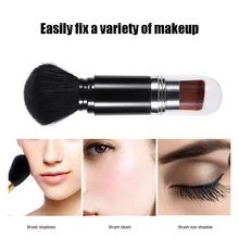 Двойная головка многофункциональная Кисть для макияжа Тени для век Румяна портативный инструмент для макияжа CD88