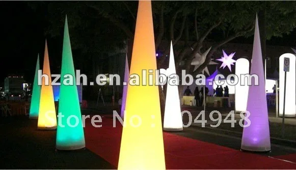 

Wedding Inflatable Lighting Cone for Party Decoration