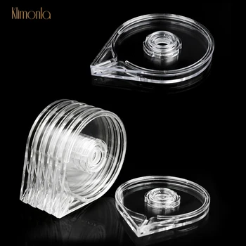 

2pcs/6pcs Nail Art Striping Tape Line Box Plastic Clear Gold Sliver Wire Storage Case Nail Sticker Holder Nail Accessories