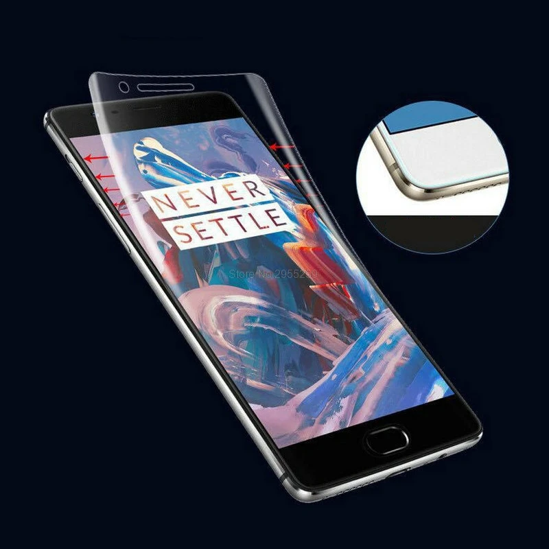 Ultra Clear HD Full Coverage Anti Bubble Silicone Layer TPU Film Screen