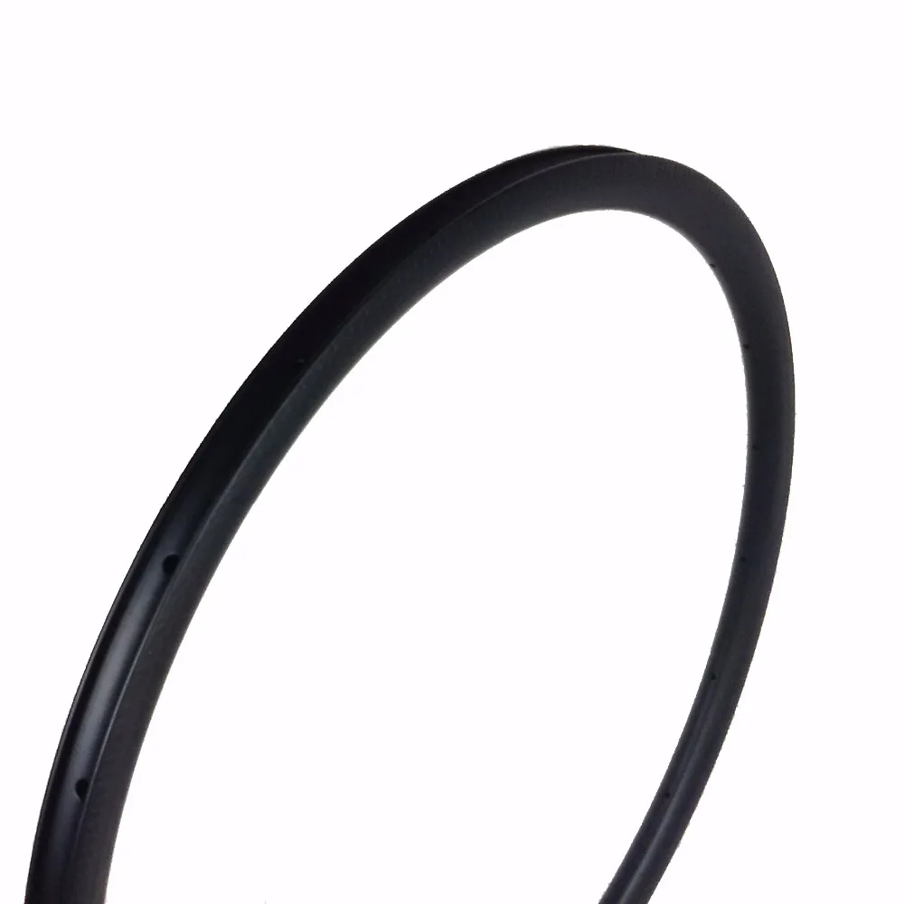 Carbon UD Mountain bike rims 27.5 30x30mm Double Wall Hookless Tubeless Larger Arc Lips Cerchi Mtb Carbon Wheels Lightweight