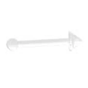 

Free Shipping Body Piercing Clear Stud Earrings Retainer with Cone 18 Gauge 50pcs