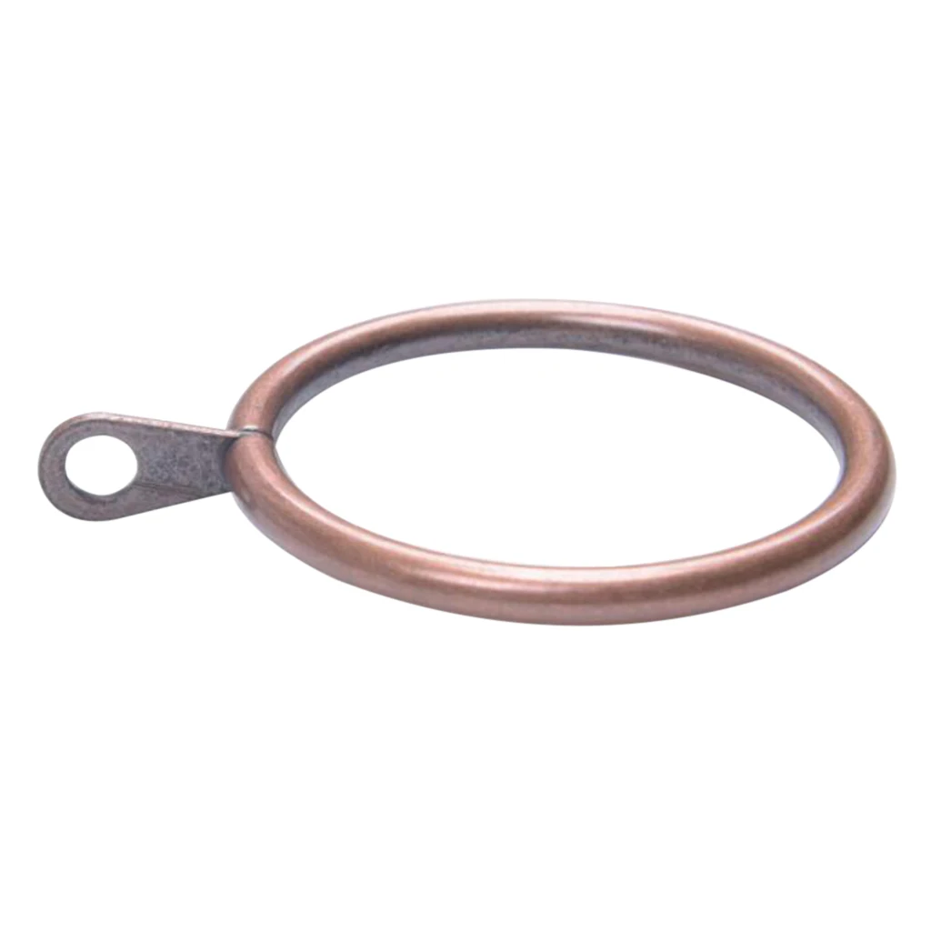 10PCS Strong Metal Drapery Window Curtain Ring Rustproof Bath Curtain Rod Clips, 28/32/38/45mm Diameter