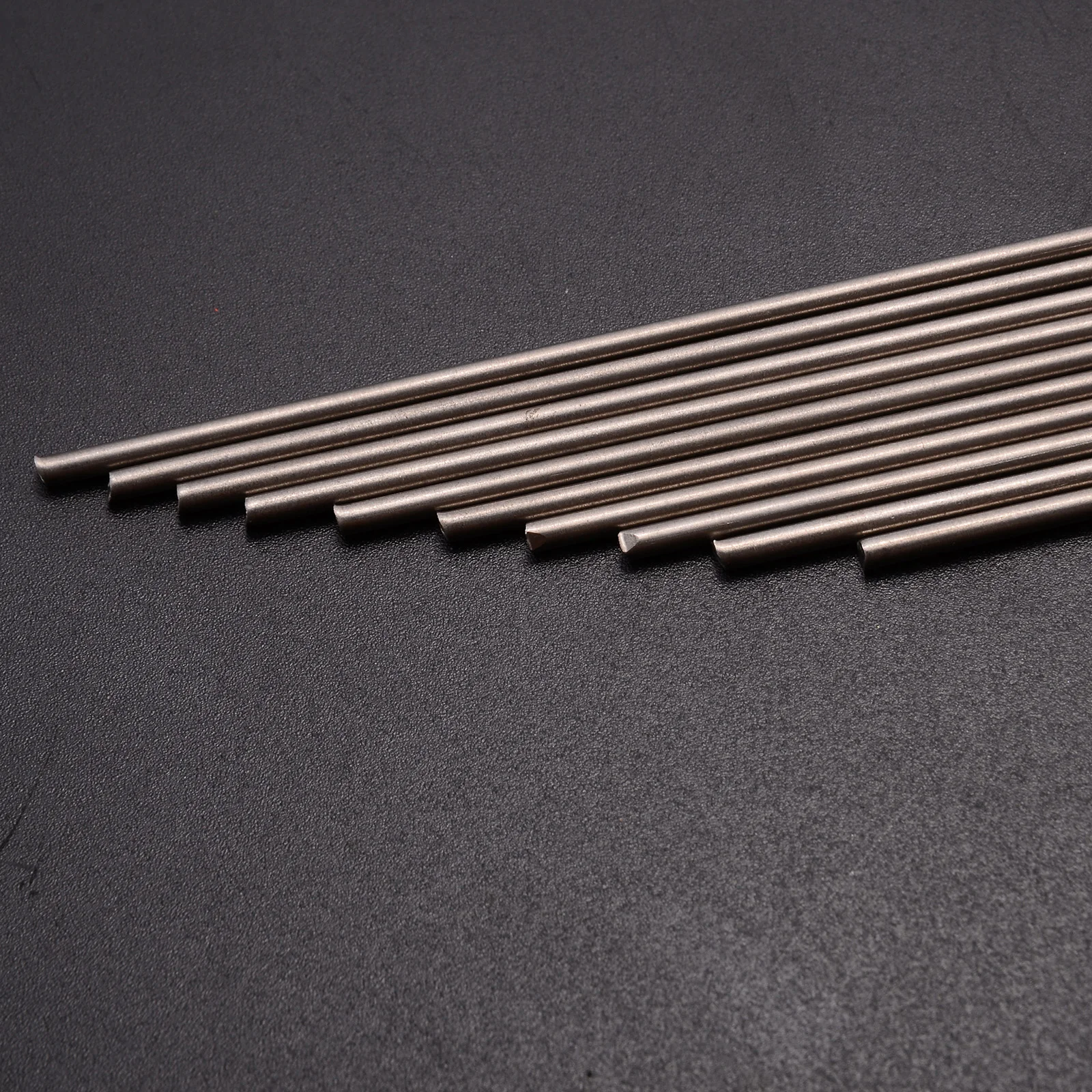 10pcs TC4 Titanium Rod 6al-4v Round Bar Ti Gr.5 Grade 5 Rods 2mm Diameter 250mm Length For Welding