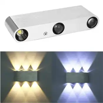

Nordic Wall Lamp Led Pure Aluminum Outdoor Indoor Up Down Modern For Home Stairs Bedroom Bedside Bathroom Light