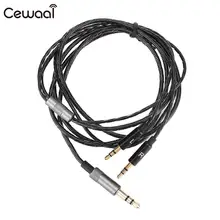 Cewaal, 3,5 мм, порт, аудио кабель, шнур, обновленная замена, оголовье, гарнитура для SOL, Республика, наушники, черные, аксессуары для наушников
