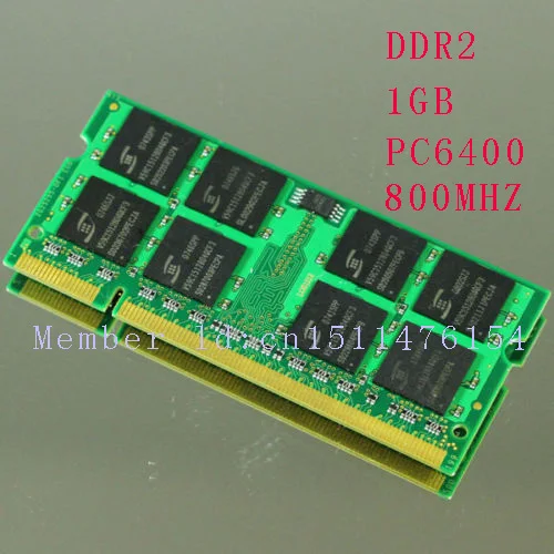 En Ligne Mémoire d ordinateur portable NOUVEAU 1 GB PC2 6400 DDR2 800 800 Mhz 200pin DIMM Mémoire D ordinateur Portable DDR2 Faible Densité RAM Livraison gratuite