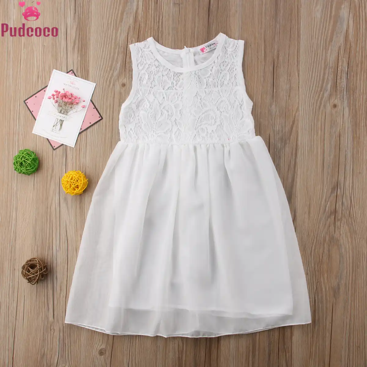 girls white sundress