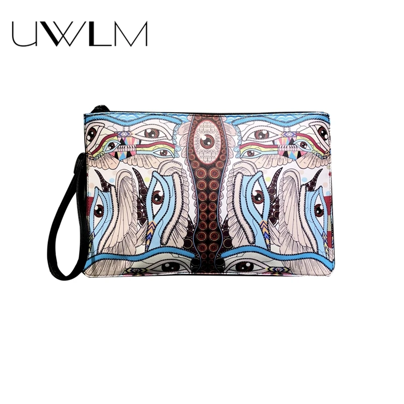 

Unique Graffiti clutches women 2018 Handbags Envelope Messengers Bags Evening Party Clutch Wallets Purse Floral Crossbody Bags