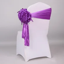 Стул, лента, растягивающийся пояс для банкета Свадебный Чехол для стула Cadeira bandeau de chaise mariage noeud