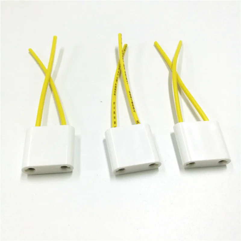 Светильник для стерилизации с двумя отверстиями G5 T8, держатель люминесцентной лампы T5 G13, огнестойкость, термоустойчивость, светодиодный светильник с проволокой