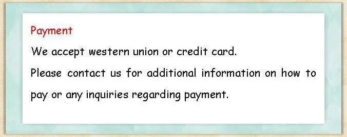 payment