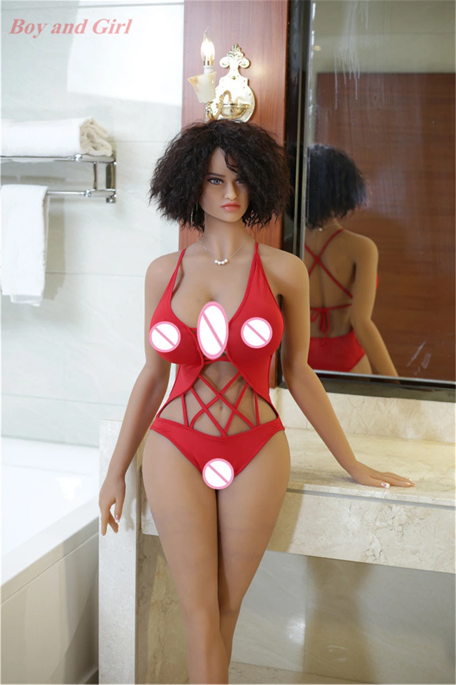 Red dress Big ass Big Breasts 168cm Sex Doll Real TPE Silicone with metal skeleton Full Body Lifelike Love Doll For Men 6 HTB10VgOUwHqK1RjSZFgq6y7JXXal