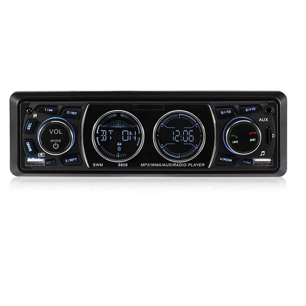 

12V LCD Display Car MP3 Player Vehicle Stereo Audio In-Dash Aux Input Receiver Support TF/FM/USB/SD with Remote Control CA