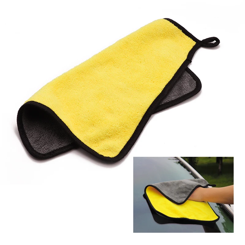 

1PC 30*30cm Super Absorbent Car Wash Cloth Microfiber Towel Cleaning Drying Cloths Rag Detailing Car Towel Car Care Polishing