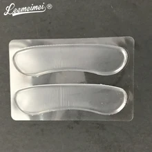 2 пар/лот Мода из силиконового геля защищающий пятки подушки протектор обуви со съемным подкладом; стелька