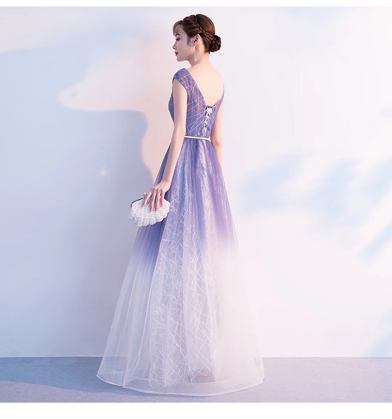 2019 Hot Sale A-line Evening Dresses Long for Formal party Elegant long sleeves prom gowns Dresses tulle vestido de noiva 2019 Hot Sale A-line Evening Dresses Long for Formal party Elegant long sleeves prom gowns Dresses tulle vestido de noiva