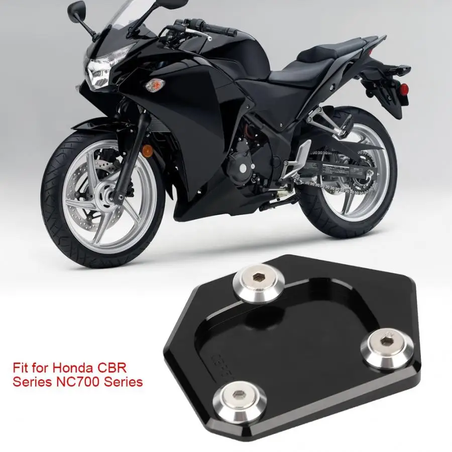 Motorcycle Side Stand Extension Pad Enlarger Fit For Honda CBR Series