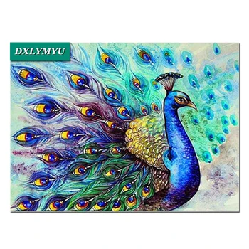 

diamond painting Peacock opens the screen cross-stitch pattern picture of rhinestones Embroidery crystal mosaic diamond pattern