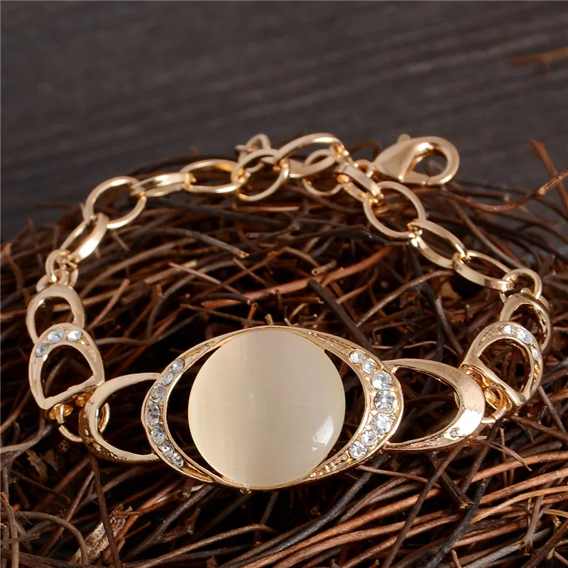 Модный золотой браслет с кристаллами для женщин, простые регулируемые браслеты, ювелирные изделия, вечерние, подарки