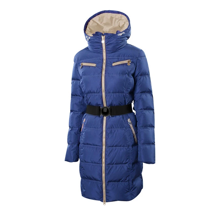 snowimage 2014 Winter Pocket Hooded Long Zipper Padded Women Coats Free