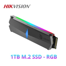SSD HIKVISION M2 1 ТБ 512 ГБ 256 3500 МБ/с. C2000R SSD RGB свет Внутренний твердотельный накопитель диски для настольного NVMe PCIe Gen 3x4