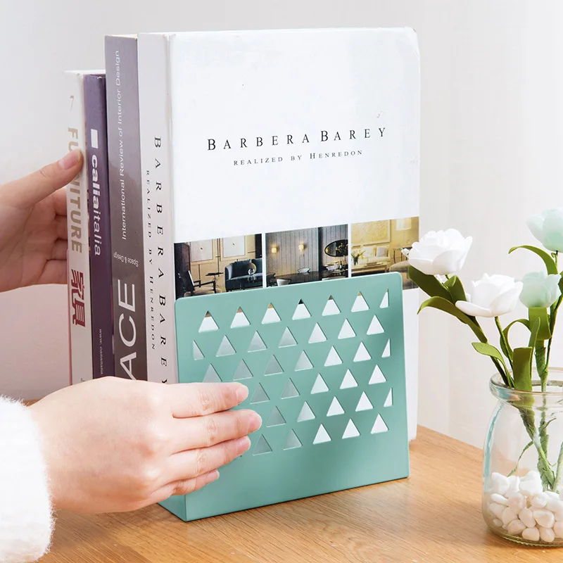 Железная открытая книжка креативная офисная железная книжная полка