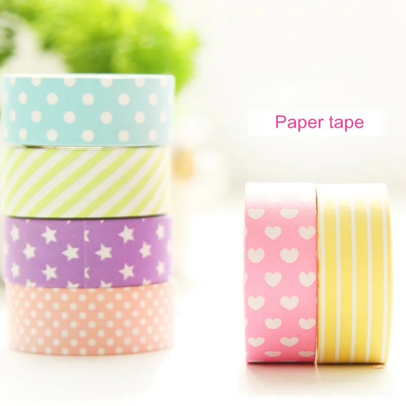 

36 pcs/Lot Color paper washi tape set 15mm*5m Lace deco masking tapes Album frame diary stickers Scrapbook stationery CJ944