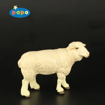 

2005 PAPO Domesticated animals collection sheep Children toy model