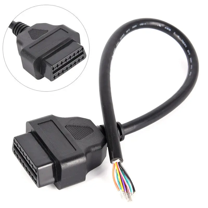 5 шт. 30 см Автомобильная диагностика OBD 2 переходник с удлинителем автомобильный диагностический кабель расширение открытие OBD2 кабель 16 Pin Женский J1962