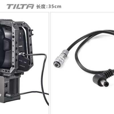 Tilta TA-T01-DC-PC 12 В Micro DC штекер BMPCC 4 к кабель питания для Tilta F970 батарея пластина для Tilta BMPCC 4 к 6 к клетка камера установка