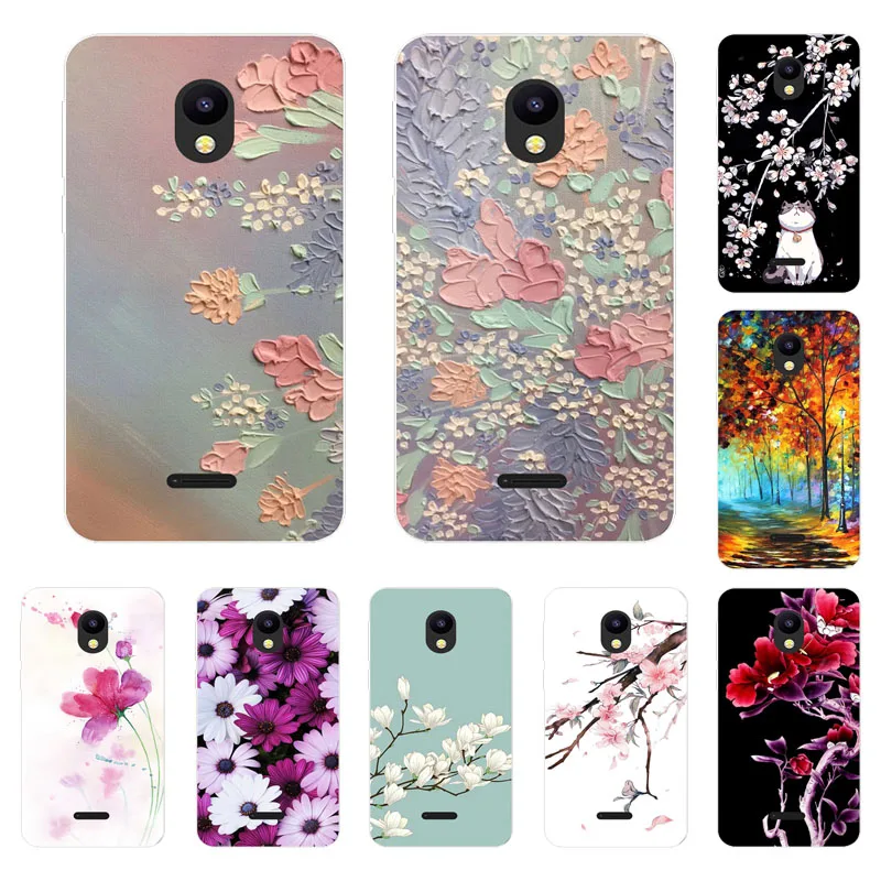 

Meizu C9 Pro Case,Silicon Full Flower Painting Soft TPU Back Cover for Meizu C9 Protect Phone Bags