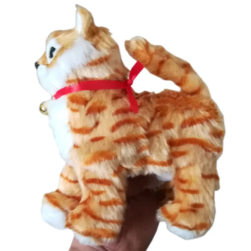 Robot Chat En Peluche Electronique Jouet Pour Animaux De Compagnie Chansons Chantantes Marche Laisse Chaton Jouets Pour Enfants Cadeaux D Anniversaire Aliexpress
