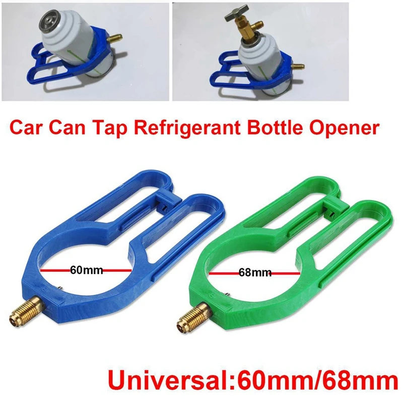Автомобильный можете нажать хладагента открывалка для бутылок универсальный для R134A резьбы 1/4Sae