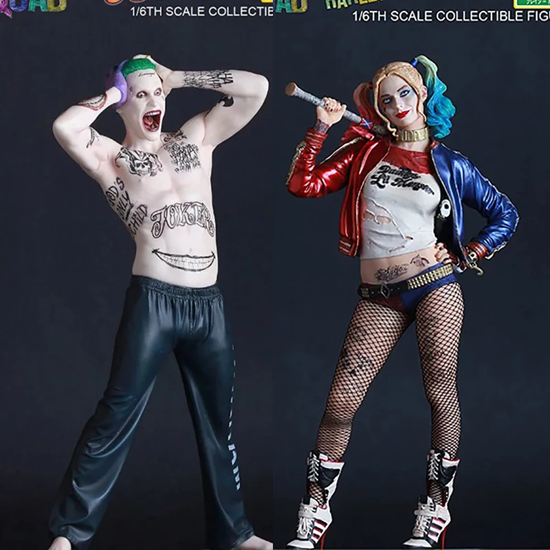 1/6 Suicide Squad Clown Joker and Harley Quinn Garage Kit ...