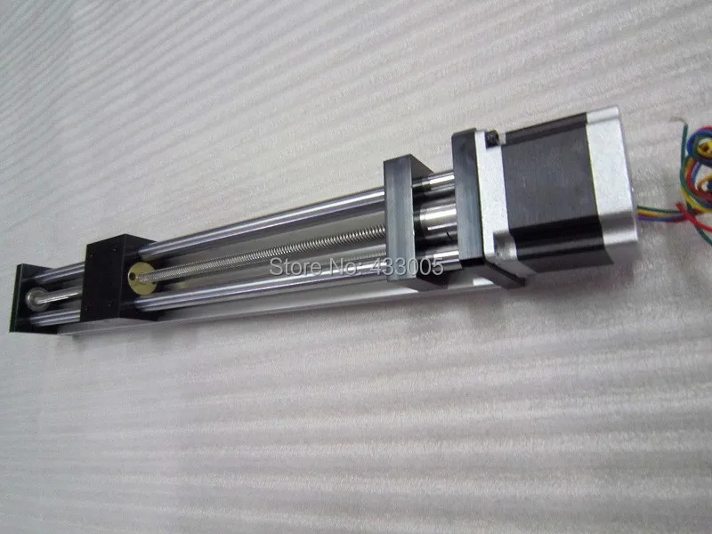 T8 * 8 T-type Screw Linear Slide Stage Linear Guide Sliding Table Module Effective Stroke 700mm + 57 Nema23 Stepper Motor T8 * 8 T-type Screw Linear Slide Stage Linear Guide Sliding Table Module Effective Stroke 700mm + 57 Nema23 Stepper Motor