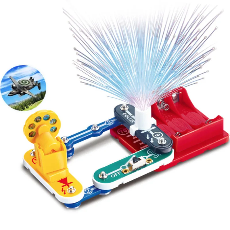 

Electric Kid Electronic Building Blocks Circuit Assembly Scientific Experiments Children's Educational Science Experiment Toys