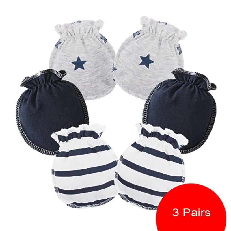 Супер мягкие хлопковые детские перчатки всесезонные перчатки для новорожденных защитные перчатки Детские аксессуары - Цвет: 34717