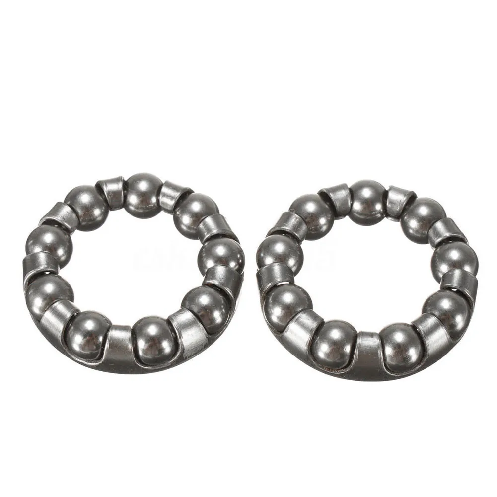 

2pcs Bicycle bearing Bicycle Rear Wheel Axle 1/4 Inch x 9 Ball Bearing Cages Bike Cycling Shafts