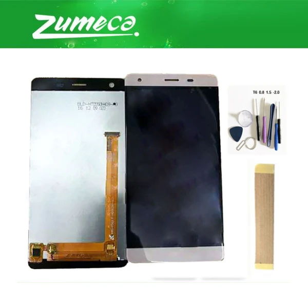 ЖК-дисплей для Vertex Impress XL сенсорный экран стекло в сборе черный золотой белый с