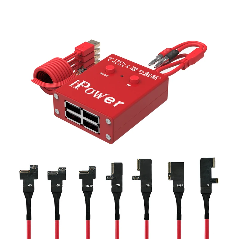 

iPower Pro Phone Repair Tools Power Supply Cable Boot Line for iPhone X 8 8P 7 7 Plus 6S 6SP 6 6P Quick Start Current Protection