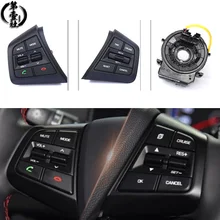 A set For Hyundai creta IX25 Audio Radio Control Cruise Control Switch Steering Wheel Switch Button Bluetooth phone with wire high quality new bluetooth steering wheel audio control mode cruise switch for navara frontier xterra pathfinder 84250h