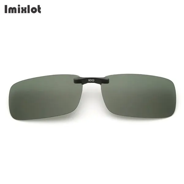 Imixlot UV400 поляризованные прикрепляемые солнце Стекло es Для мужчин унисекс очки для света Высококачественный объектив Защита от солнца Стекло es Ночное видение на прищепке, для вождения на Стекло - Цвет линз: A