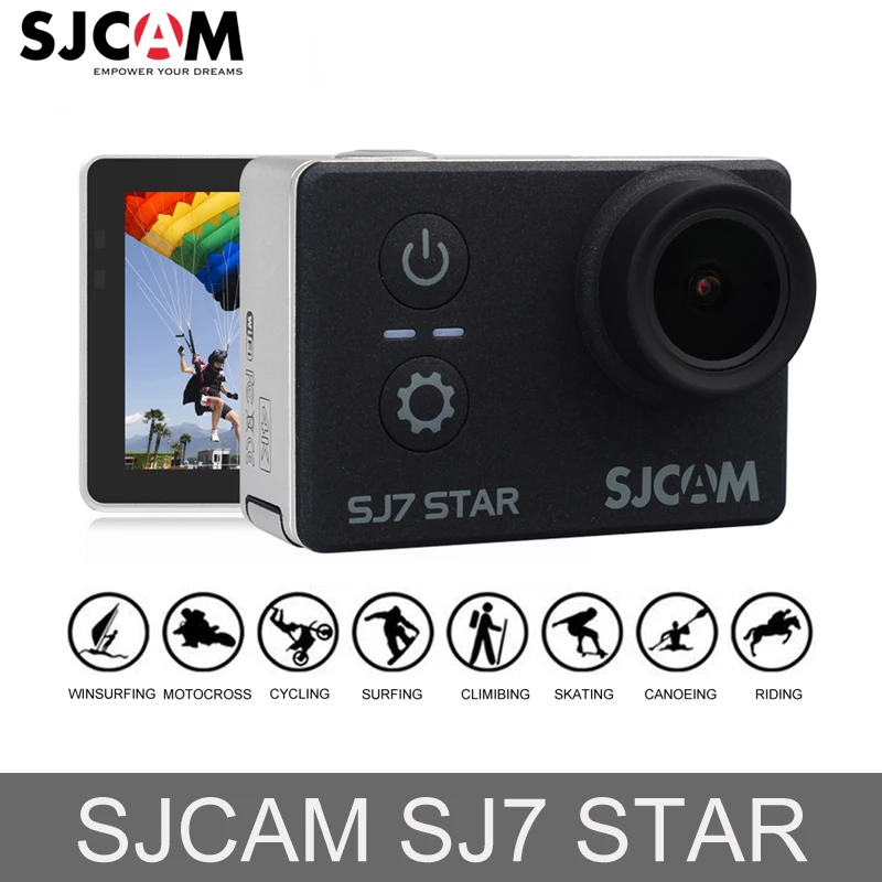 

100% Original SJCAM SJ7 STAR WiFi 4K GYRO Touch Screen Car Mini DVR Ambarella A12S75 30M Waterproof Remote Sports Action Camera
